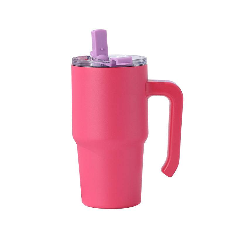 Wholesale Double-Layer 304 Stainless Steel Vacuum Insulated Car Cup Simple Modern Style Thermal Mug Cold Resistant Ice Dominating Cup